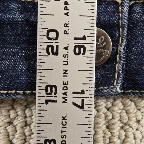 Earl Jean Denim Jacket Cropped Blue Jean Jacket Women's Size S - Picture 8 of 8